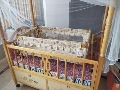 Wooden Baby Cot