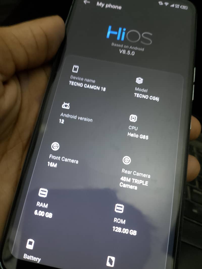 Tecno Camon 18 4
