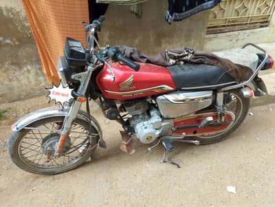 Honda cg 125 self start special edition karachi registration exc 150