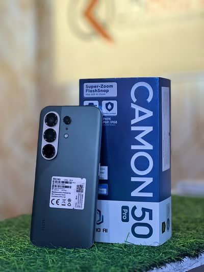 Tecno Camon 50 Pro 8GB Ram 256GB Storage With Box & 45W Fast Charger