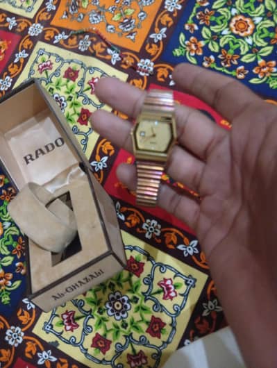 This is a vintage Rado Diastar gold-plated watch