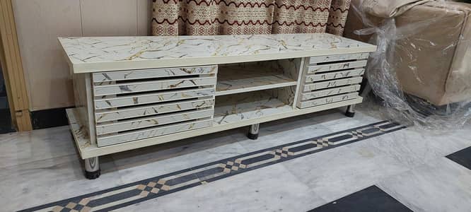 Led Tv table Console big size 65 inch brand new condition unique look