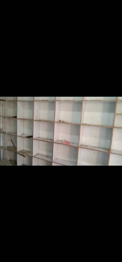 shop racking wooden