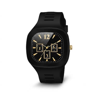 Prestige Luxury Black Gold Men's Quartz Watch™