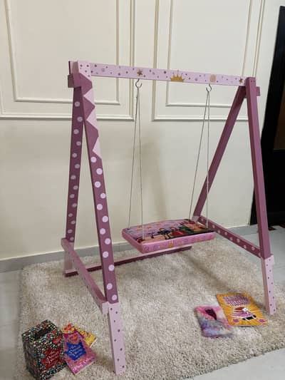 Princess Wooden Swing