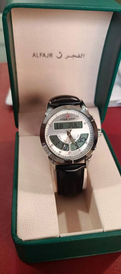 Alfajr Islamic Watch - Azan Qibla Hijri Calendar - Box Ke Sath`