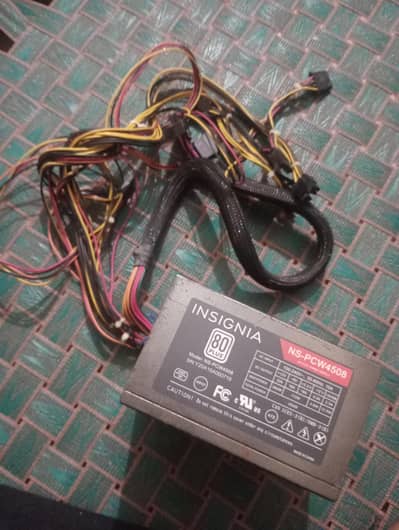 450 watt will 8 pin 6 pins all connectors 80+