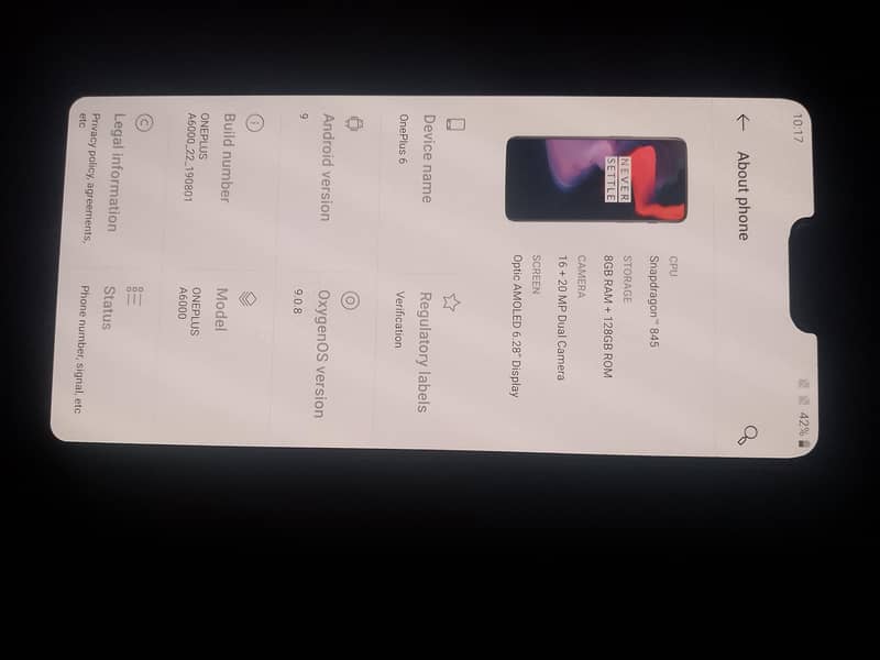 One Plus 6 1