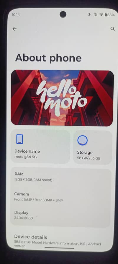 Motorola a84 5G