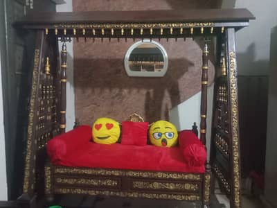 Swing Jhoola Solid Wood Chinioti Style