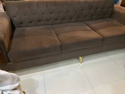 Custom 3 seater Velvet Sofa - Original Moltyfoam