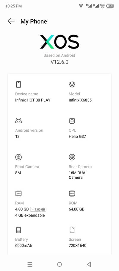Infinix Hot 30 Play
