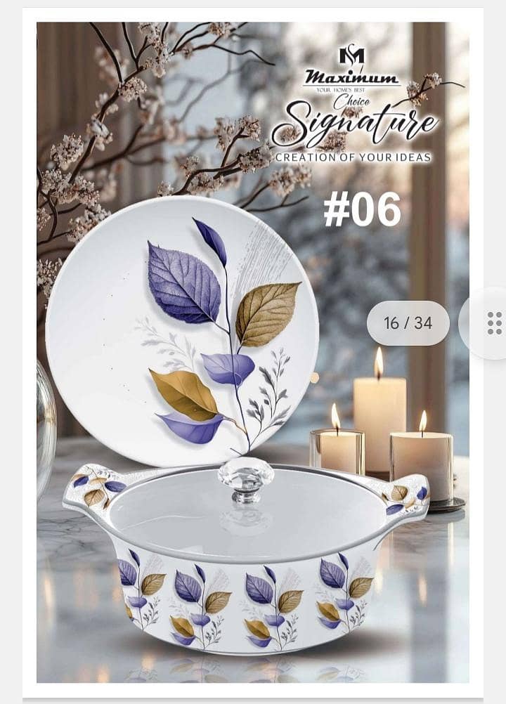 Maximum Dinner sets 5