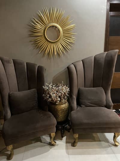 Exquisite Design Matte Velvet Chairs - Original Moltyfoam