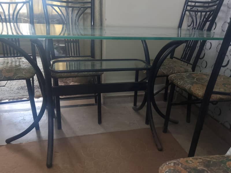 Dining table with 6 chairs 2