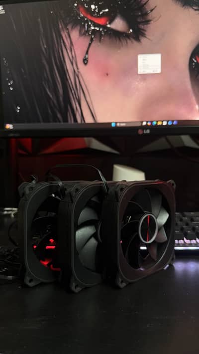 EASE 120mm Case Fans + Fan Hub/Controller