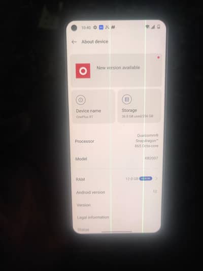 One Plus 8T 12+12/256gb cp approved