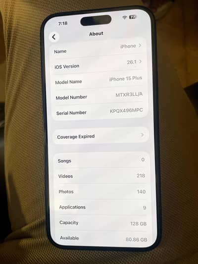 Apple iPhone 15 plus