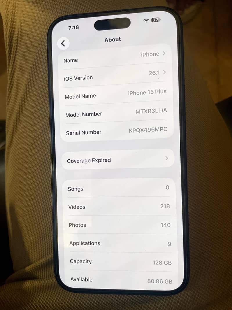 Apple iPhone 15 plus 0