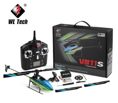 WLtoys V911S 4CH RC Helicopter (Complete Box & Mint Condition)