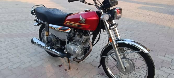 Honda CG 125 Silver Edition Self start