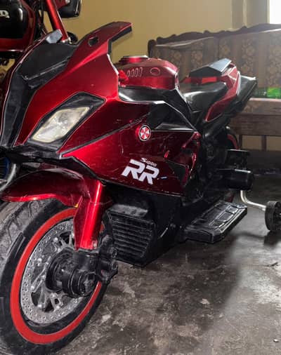 kids electric bike red colour