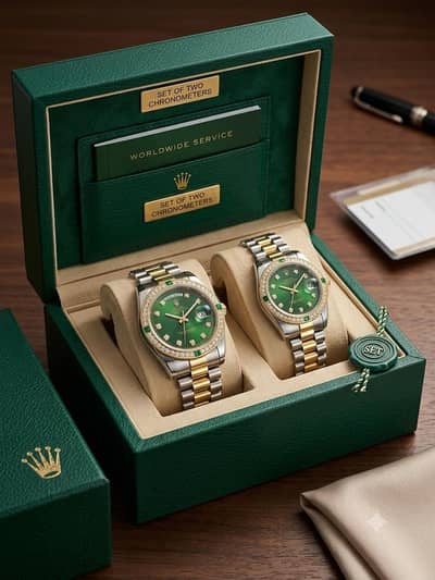 Rolex Luxuey watch man & waman couple set