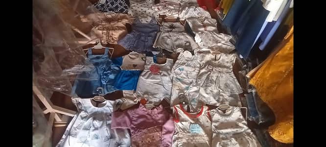 1–5 Year Girls NEW Suit Lot | 39 Pcs Mixed Fancy & Local Collection