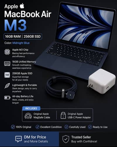 Apple Macbook M3 16Gb 256Gb
