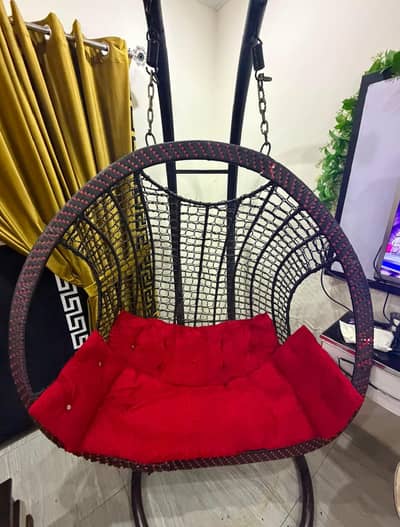 Double seater swing chair lightly used