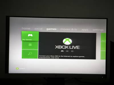 Xbox 360 with hp boderless monitor