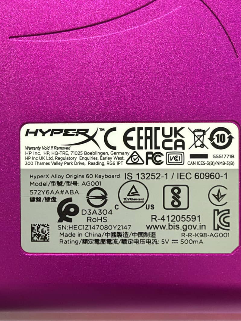 HyperX 60% Keyboard 2