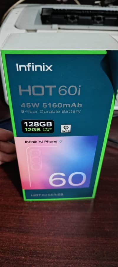 Infinix Hot60i In Warranty 12gb 128gb