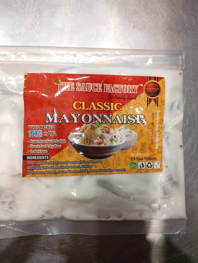 Mayonnaise Ketchup Chilli Garlic Bar b q sauce Mustard Paste