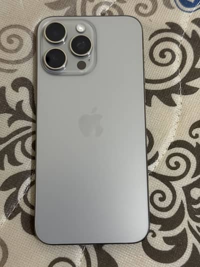 iPhone 15 Pro Max 256gb natural titanium jv