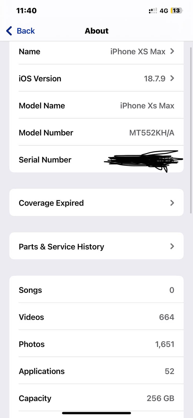 Apple iPhone XS Max 5