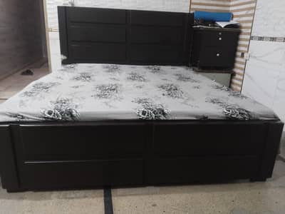 bed and mattress