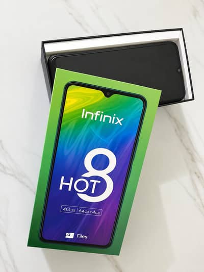 Infinix Hot 8 4GB/64GB - Big Battery, Big Storage - Good Condition