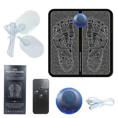 EMS Electric Foot Massager Pad – 8 Massage Modes