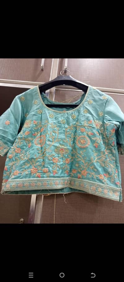 bridal lehenga choli with border dupatta