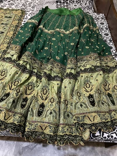 Bridal Lehenga Emerald & Pistachio