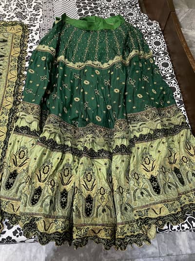 Bridal Lehenga Emerald & Pistachio