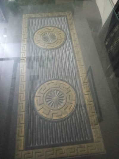 glass top dinning table