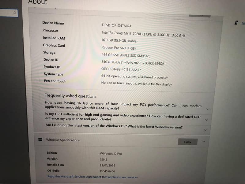 Macbook pro 0