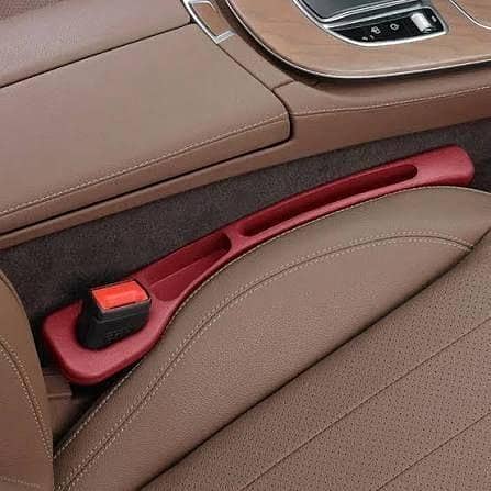 2pcs Car Seat Gap Filler Organizer Waterproof Car Seat Gap Plug Strip with 2 Gro