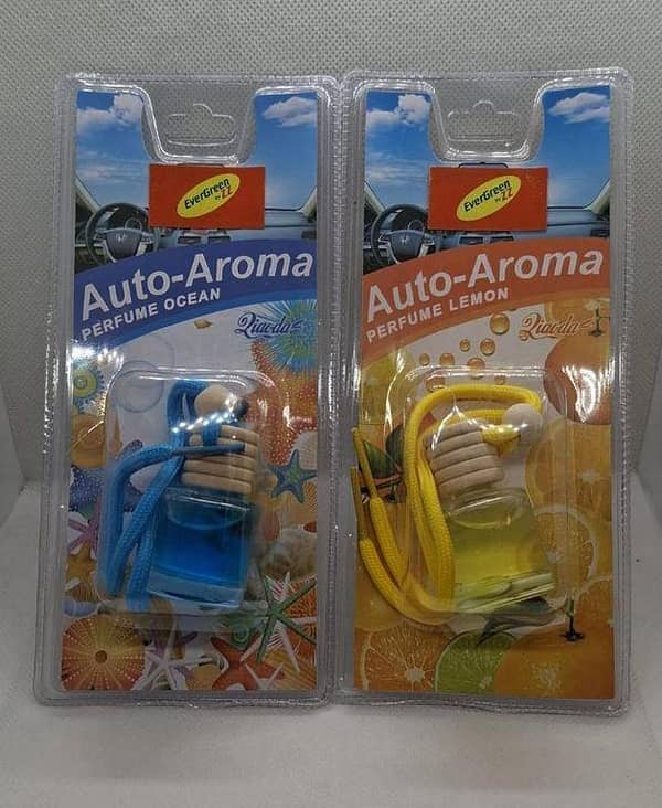 CAR AUTO AROMA PERFUME GLASS BOTTLE HANGING
