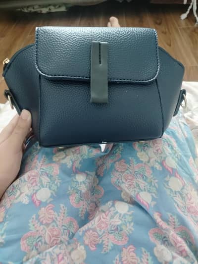 blue color brand new bag