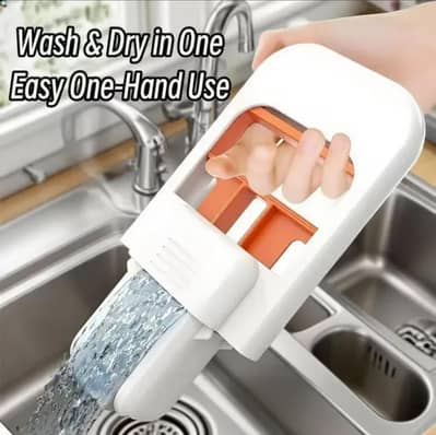 2-in-1 Mini Desktop Sponge Mop for Kitchen, Bathroom & Mirrors