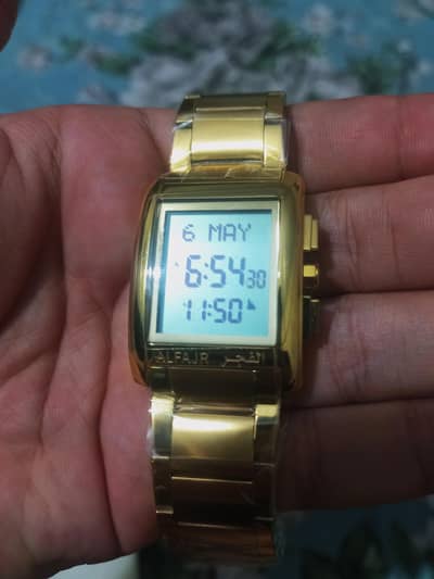 Al Fajar watch original | Digital Azan watch for men and women