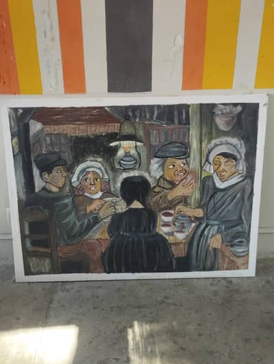Van Gogh The potatoe eaters (in my art style)